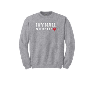 Ivy Hall Elementary Fall-Adult Unisex Crewneck Sweatshirt On-Demand Stripe Logo