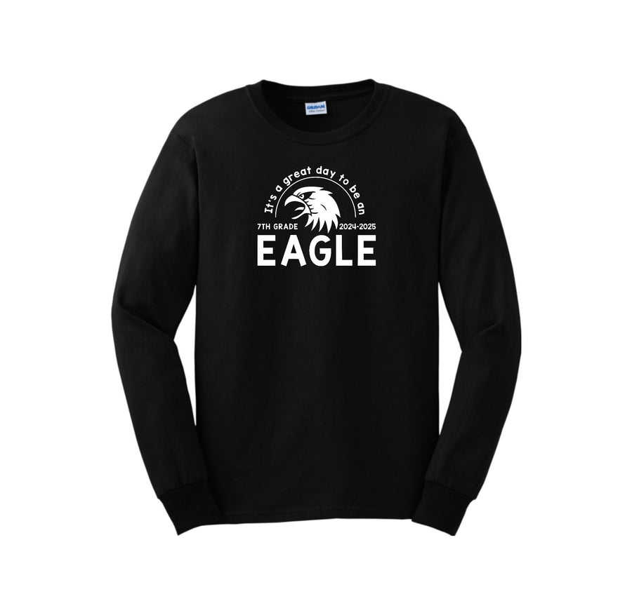 Andrew Jackson Middle School (TX)-Adult Unisex Long Sleeve Tee On-Demand 7th GRADE