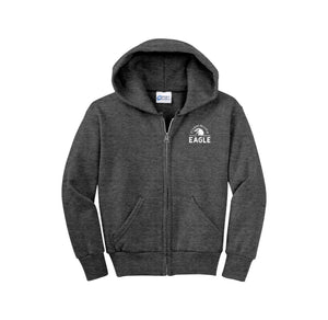 Andrew Jackson Middle School (TX)-Youth Unisex Full-Zip Hooded Sweatshirt On-Demand 7th GRADE