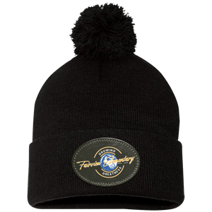 FE STAFF Spirit Wear 2024-25 On Demand-SP15 Pom Pom Knit Cap - Oval Patch