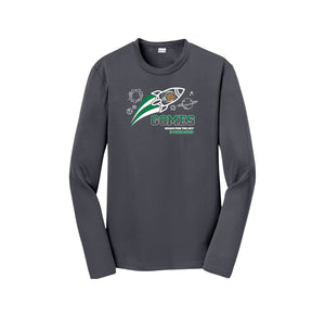 Gomes-Youth Unisex Dri-Fit Long Sleeve Tee On-Demand Rocket Logo