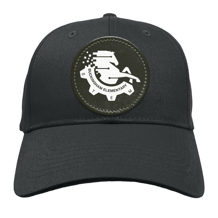 Buckingham Broncos On Demand-BX020 Structured Twill Cap - Circle Patch