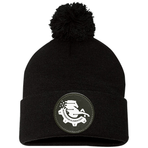 Buckingham Broncos On Demand-SP15 Pom Pom Knit Cap - Circle Patch