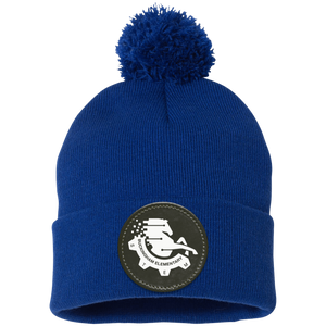 Buckingham Broncos On Demand-SP15 Pom Pom Knit Cap - Circle Patch