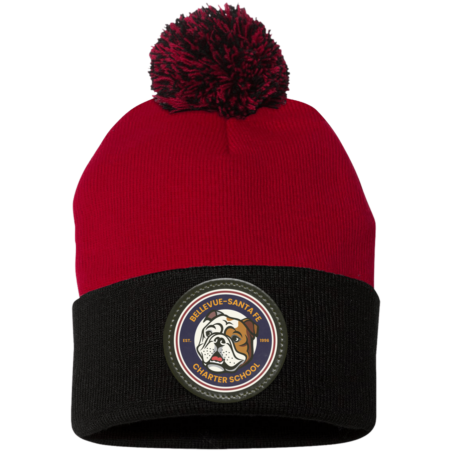 Bellevue-Santa Fe-Pom Pom Knit Beanie