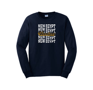 New Egypt Elm-Adult Unisex Long Sleeve Tee On-Demand Repeat Logo