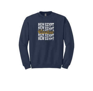 New Egypt Elm-Adult Unisex Crewneck Sweatshirt On-Demand Repeat Logo