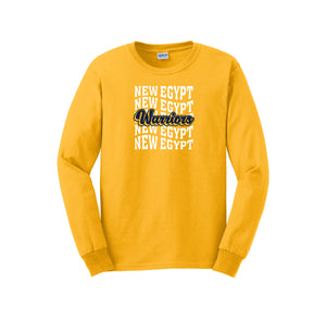 New Egypt Elm-Adult Unisex Long Sleeve Tee On-Demand Repeat Logo