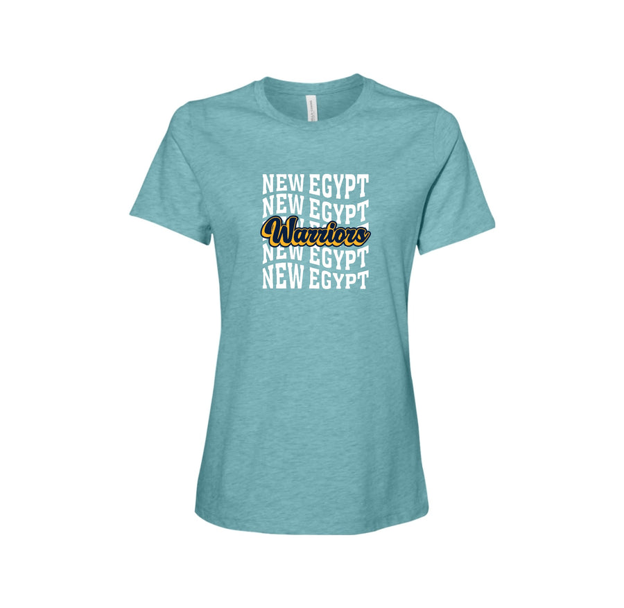 New Egypt Elm-Women’s Premium Relaxed CVC Tee On-Demand Repeat Logo