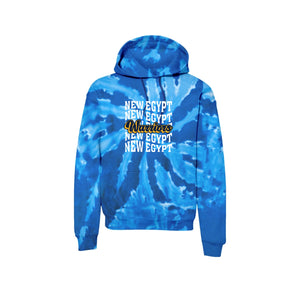 New Egypt Elm-Adult Unisex Tie-Dye Pullover Hooded Sweatshirt On-Demand Repeat Logo