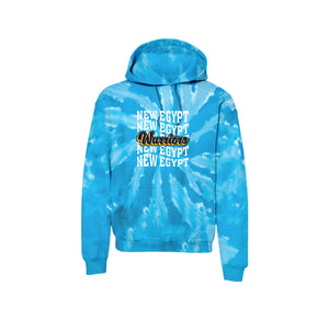 New Egypt Elm-Adult Unisex Tie-Dye Pullover Hooded Sweatshirt On-Demand Repeat Logo