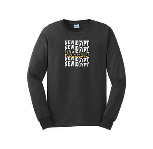 New Egypt Elm-Adult Unisex Long Sleeve Tee On-Demand Repeat Logo