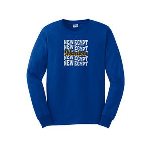 New Egypt Elm-Adult Unisex Long Sleeve Tee On-Demand Repeat Logo