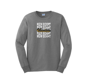 New Egypt Elm-Adult Unisex Long Sleeve Tee On-Demand Repeat Logo