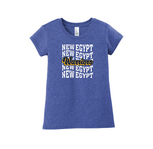 New Egypt Elm-Girls Youth Premium Tee On-Demand Era Repeat Logo