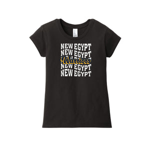 New Egypt Elm-Girls Youth Premium Tee On-Demand Era Repeat Logo