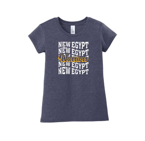 New Egypt Elm-Girls Youth Premium Tee On-Demand Era Repeat Logo