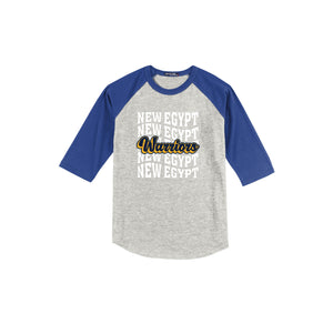 New Egypt Elm-Youth Unisex Baseball Tee On-Demand Repeat Logo