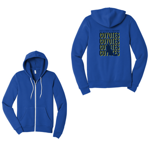 Castle Rock Elementary Spirit Wear 2024/25 On-Demand-Adult Unisex Premium Sponge Fleece Full-Zip Hoodie On-Demand