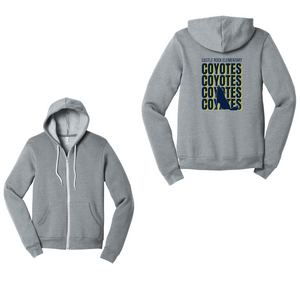 Castle Rock Elementary Spirit Wear 2024/25 On-Demand-Adult Unisex Premium Sponge Fleece Full-Zip Hoodie On-Demand