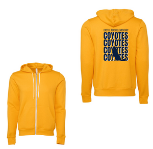 Castle Rock Elementary Spirit Wear 2024/25 On-Demand-Adult Unisex Premium Sponge Fleece Full-Zip Hoodie On-Demand