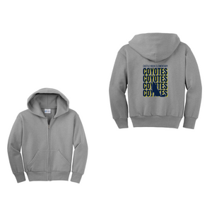 Castle Rock Elementary Spirit Wear 2024/25 On-Demand-Youth Unisex Full-Zip Hooded Sweatshirt On-Demand