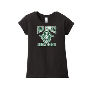 Two Rivers Middle School-Girls Youth Premium Tee On-Demand