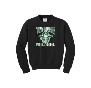 Two Rivers Middle School-Youth Unisex Crewneck Sweatshirt On-Demand