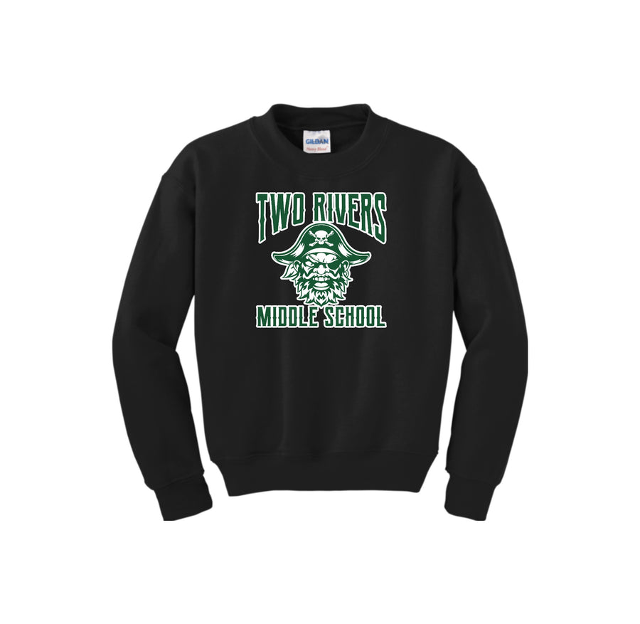 Two Rivers Middle School-Youth Unisex Crewneck Sweatshirt On-Demand