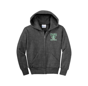 Two Rivers Middle School-Copy of Youth Unisex Full-Zip Hooded Sweatshirt On-Demand