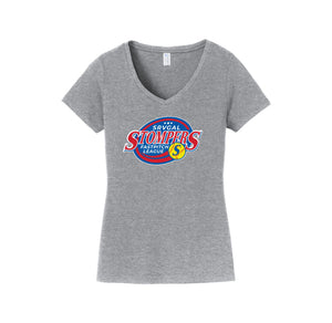 SRVGAL Softball On Demand-Womens Fan Favorite V-Neck Tee On-Demand