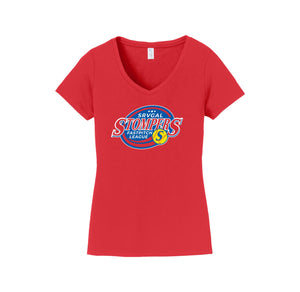 SRVGAL Softball On Demand-Womens Fan Favorite V-Neck Tee On-Demand