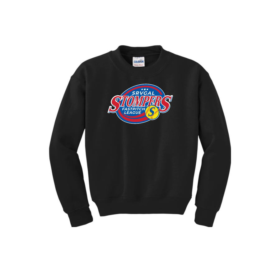 SRVGAL Softball On Demand-Youth Unisex Crewneck Sweatshirt On-Demand