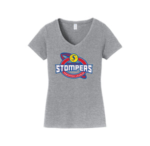 SRVGAL Softball On Demand-Womens Fan Favorite V-Neck Tee On-Demand White Lettering