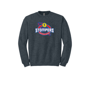 SRVGAL Softball On Demand-Adult Unisex Crewneck Sweatshirt On-Demand White Lettering