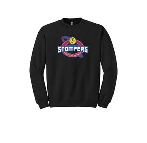 SRVGAL Softball On Demand-Adult Unisex Crewneck Sweatshirt On-Demand White Lettering