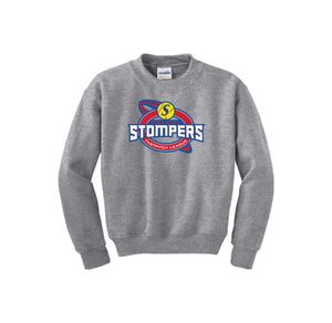 SRVGAL Softball On Demand-Youth Unisex Crewneck Sweatshirt On-Demand White Lettering