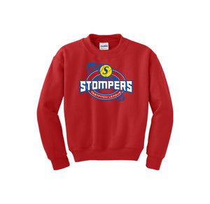 SRVGAL Softball On Demand-Youth Unisex Crewneck Sweatshirt On-Demand White Lettering