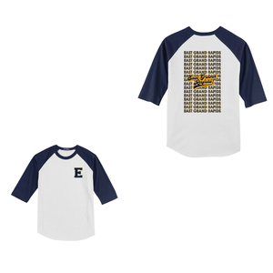 Wealthy Elementary-Youth Unisex Baseball Tee On-Demand Two Logo Print