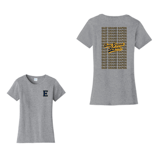 Wealthy Elementary-Womens Fan Favorite Tee On-Demand Two Logo Print