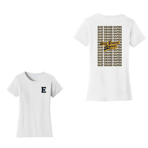 Wealthy Elementary-Womens Fan Favorite Tee On-Demand Two Logo Print