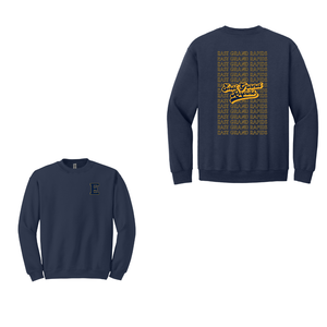 Wealthy Elementary-Adult Unisex Crewneck Sweatshirt On-Demand Two Logo Print