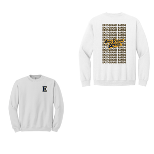 Wealthy Elementary-Adult Unisex Crewneck Sweatshirt On-Demand Two Logo Print