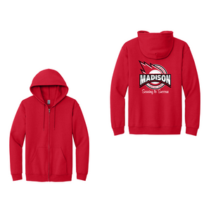 Madison Elementary (Redondo Beach, CA) 2024-25 On Demand-Adult Unisex Full-Zip Hooded Sweatshirt On Demand