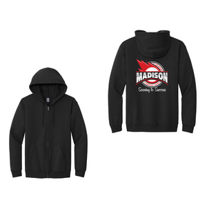 Madison Elementary (Redondo Beach, CA) 2024-25 On Demand-Adult Unisex Full-Zip Hooded Sweatshirt On Demand