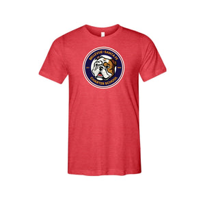 Bellevue-Santa Fe Charter Spirit Wear 2024-25 On Demand-Adult Triblend Short Sleeve Tee Full Color Logo