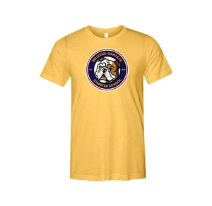 Bellevue-Santa Fe Charter Spirit Wear 2024-25 On Demand-Adult Triblend Short Sleeve Tee Full Color Logo