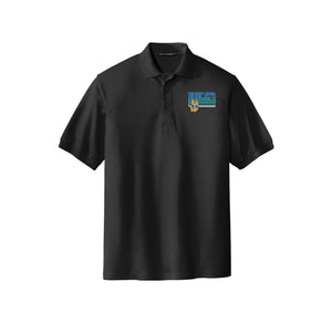 Chapman Hills Elementary Spirit Wear 2024/25 On Demand-Adult Unisex Polo On-Demand Stripe Logo