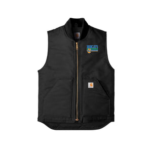 Chapman Hills Elementary Spirit Wear 2024/25 On Demand-Carhartt Duck Vest On-Demand Stripe Logo