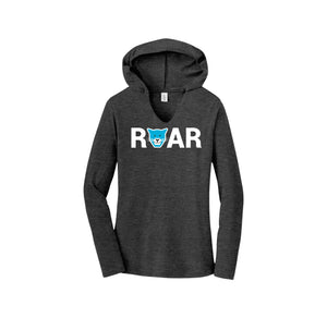 WAES-Womens Premium Perfect Tri Long Sleeve Hoodie On-Demand Roar Logo